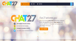 Desktop Screenshot of chat27.co.za