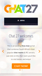Mobile Screenshot of chat27.co.za